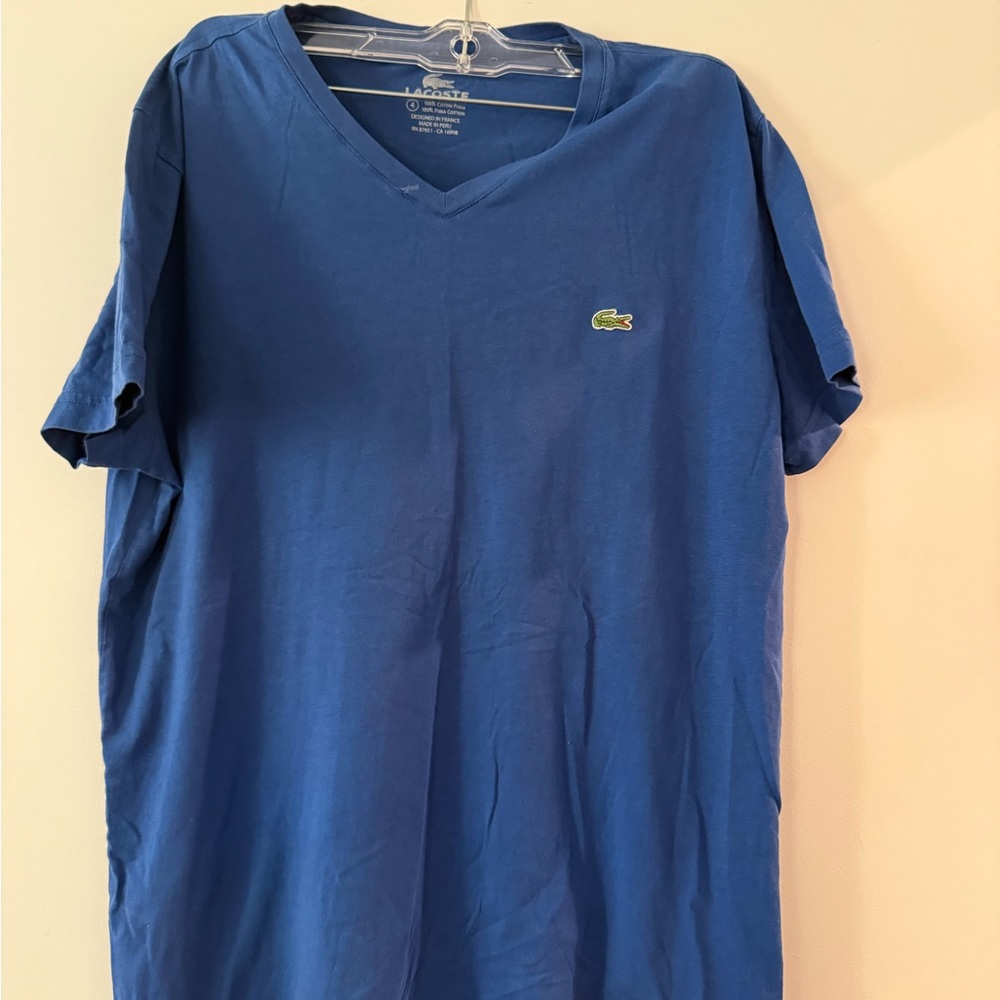 Lacoste Men's Classic Blue Tee